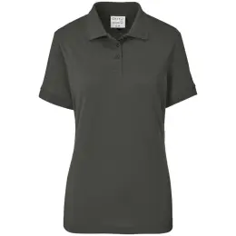 Ladies Okiyo Shizen Eco Golf Shirt Olive Front